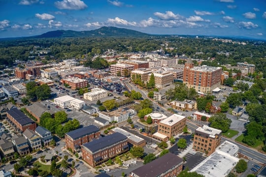 Aerial view of Marietta Georgia