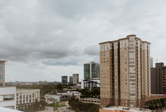 Rooftop view of Buckhead neighborhood