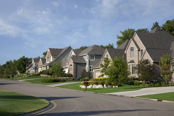 nice suburban neighborhood